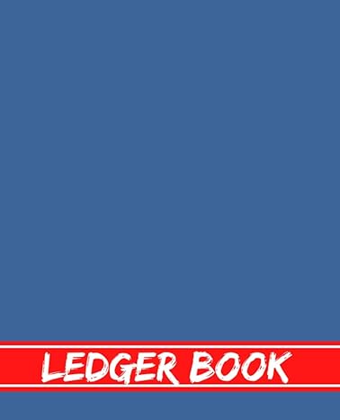 ledger book blue cover ledger book accounting log book 1st edition klint dumont 979-8706162245