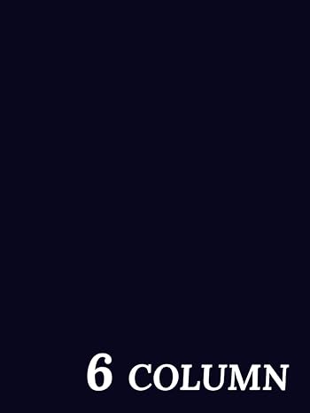 6 column ledger book income and expense log book for small business and personal finance 100 pages 8 5 x 11