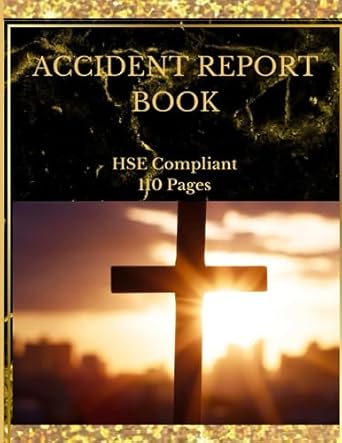accident report book a4 hse compliant accident and incident log book 1st edition ralf ralf b0cccr35rm