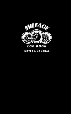 mileage log book vehicle journal for daily mileage tracking includes monthly summary notes and reminder