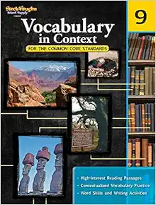 vocabulary in context for the common core standards reproducible grade 9 1st edition steck vaughn 0547625820,