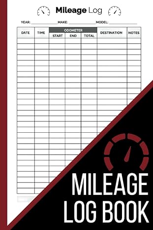 mileage log book mileage tracker to record and track your daily mileage for taxes mileage tracker for