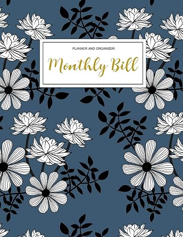 monthly bill planner and organizer 1st edition jada correia 979-8602152234