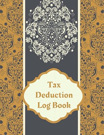 tax deduction log book a record book to keep track of your deductible expenses simple tax deductions