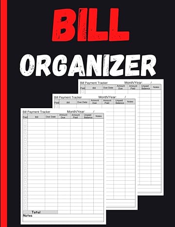 bill organizer home finance and bill payments organizer monthly payment planner log book bill checklist bills