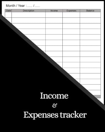 income and expenses tracker simple income and expense log book to keep track of your personal and small