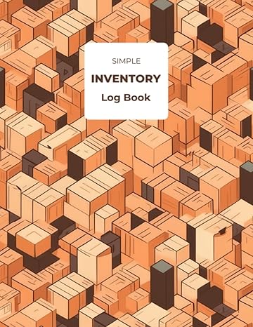inventory log book for small business inventory tracker inventory registry inventory book for personal
