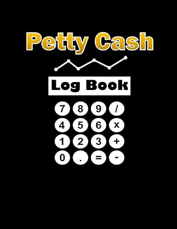 petty cash log book large financial accounting notebook for business to track and handling money/keeping