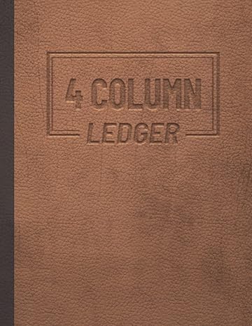 4 column ledger book accounting notepad for bookkeeping income and expense log book 110 pages for personal