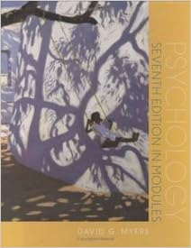psychology seventh edition in modules seventh edition david g. myers page 0716785951, 9780716785958