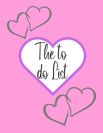 love heart to do list notepad notebook task book work college business university 1st edition matthew griffin