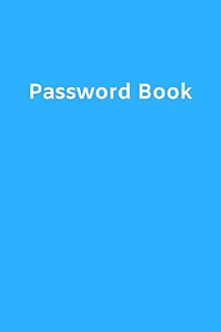 password book internet address and password logbook alphabetical organizer journal notebook dodger blue soft