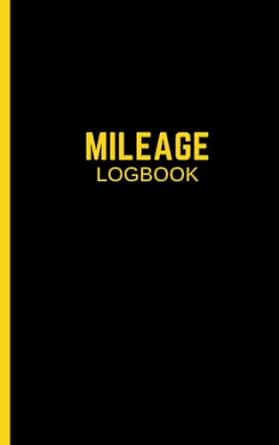 mileage log book for taxes vehicle mileage journal to record daily car distance traveled 1st edition jim