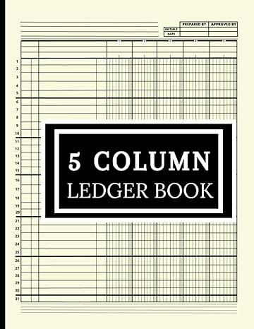 5 column ledger book 1st edition hazal rose b0cj49y5xq