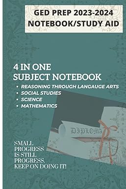ged prep 2023 2024 notebook/study aid 1st edition dtw consult b0bpmv2txw