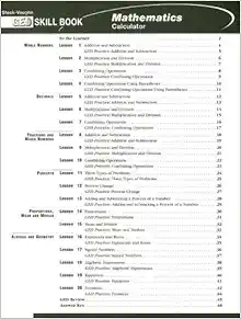 mathematics calculator ged skill book 1st edition steck vaughn 073984668x, 9780739846681