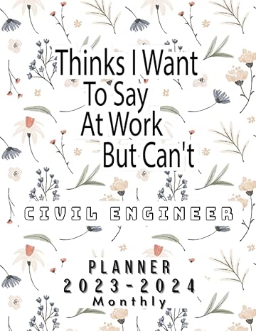 civil engineer gifts planner 2023 2024 monthly calendar for civil engineer as a present 2 years monthly