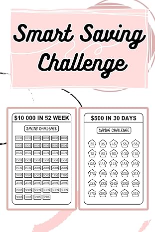 10 000$ smart saving challenge 120 page ultimate book of savings challenges $500 $1000 $2000 $5000 $10000