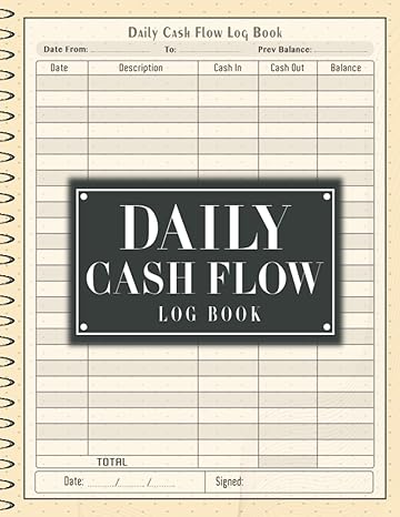 daily cash flow log book petty cash ledger book large daily cash book and financial record journal financial