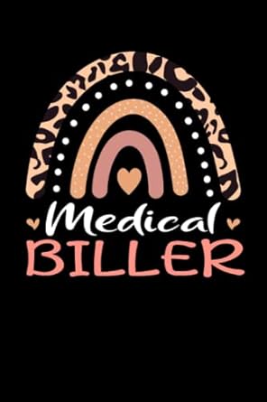 medical biller rainbow leopard appreciation lined notebook / journal gift 120 pages 6x9 soft cover matte