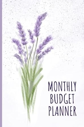 monthly budget planner small home finance and bill paperback organizer 1st edition cute book shop b0c9sbvlbb