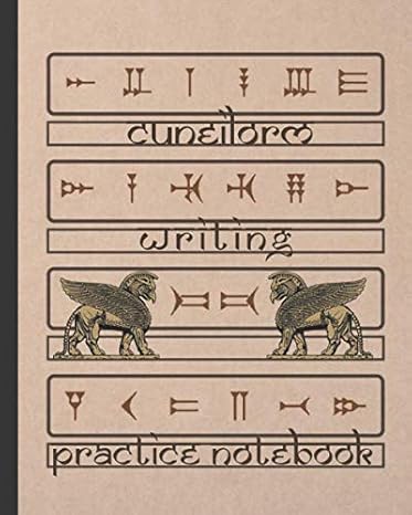 cuneiform writing blank handwriting workbook calligraphy practice notebook cuneiform symbol book 1st edition