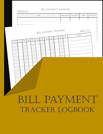 bill payment tracker log book record your bill payment with 12 months tracker and space for more note 1st