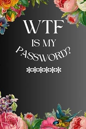 wtf is my password your personal internet password organizer alphabetical order tabs keep track of passwords