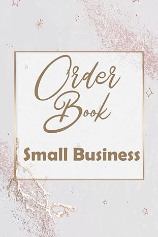 order book small business order record book keep track of your customer orders customer order forms sales