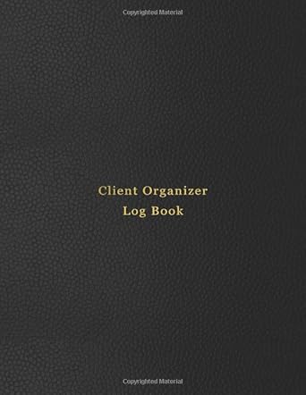 client organizer log book customer data organization logbook for freelancers and business owners in the