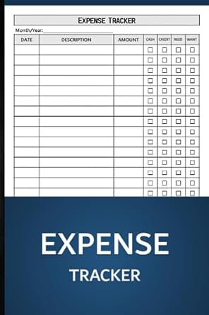 expense tracker simple daily expense tracker organizer log book for personal or small business 1st edition