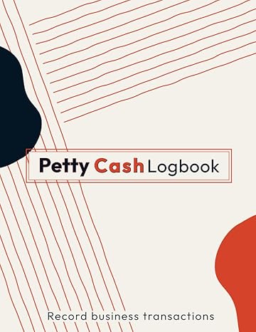 petty cash book large daily petty cash log book daily cash flow tracker for small business petty cash