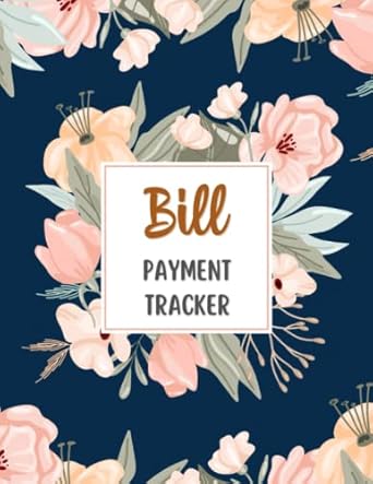 bill payment tracker monthly bill payment organizer expense and bill tracker financial planning journal 8 5 x