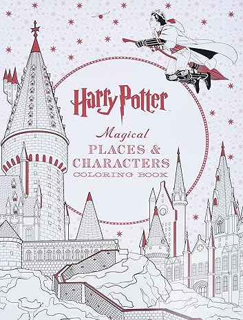 harry potter magical places and characters coloring book official coloring book the clr edition scholastic