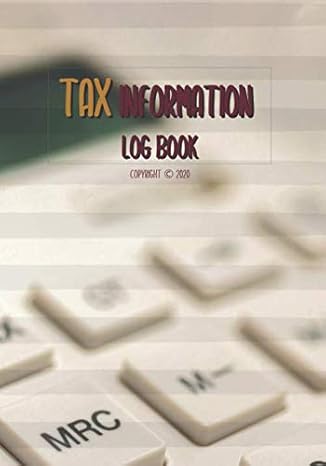 tax information log book notebook for business or personal auto expense record notebook for taxes tax