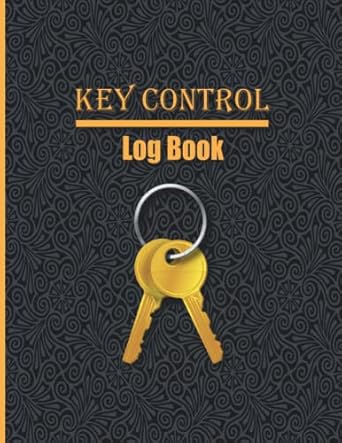 key control log book sign out and sign in key register log book key register log book for business and