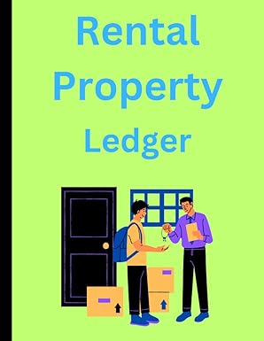 rental property ledger simple record book for landlords income and expenses tracker organizer log book 1st
