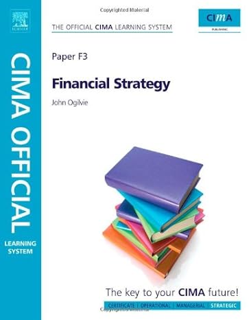 cima official learning system financial strategy 6th edition john ogilvie 1856177130, 978-1856177139