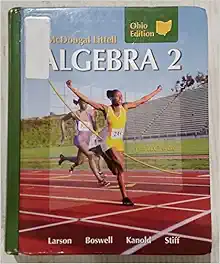algebra 2 grades 9 12 mcdougal littell high school math ohio 1st edition mcdougal littel 0618923640,