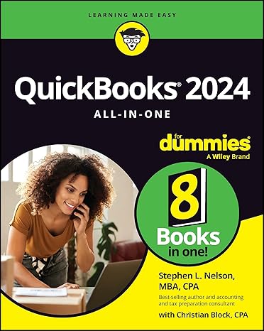 quickbooks 2024 all in one for dummies 1st edition stephen l. nelson ,christian block 1394206356,