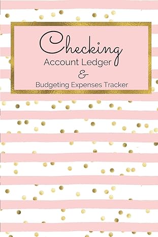 checking account ledger and budgeting expense tracker checkbook and debit card transaction register personal