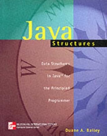 java structures international edition duane a. bailey 0071160914, 978-0071160919