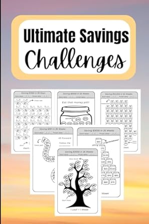 ultimate book of savings challenges fun and easy savings challenges $200 $500 $1 000 $5 000 $10k and $20k 26