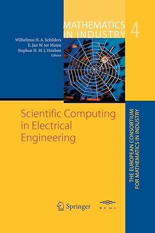scientific computing in electrical engineering proceedings of the scee 2002 conference held in eindhoven 2004