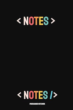 programmer notebook coding developer notebook gift for those who love programming 110 pages 1st edition