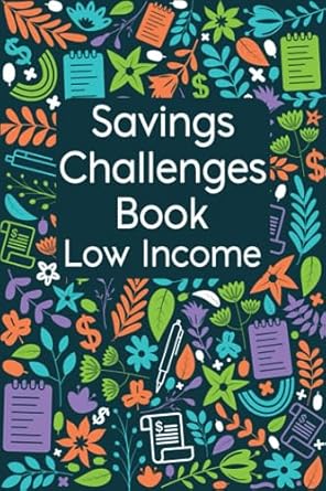 savings challenges book low income save money savings challenges tracker and financial planner organizer