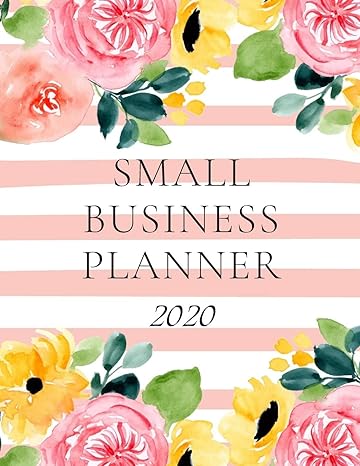 small business planner 2020 monthly planner and organizer 2020 with sales expenses budget goals and more