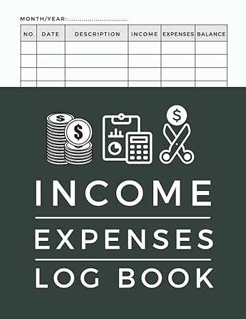income and expense log book accounting ledger book for bookkeeping daily income and expenses tracker for