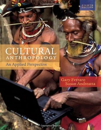cultural anthropology an applied perspective 8th edition gary ferraro ,susan andreatta 0495601926,