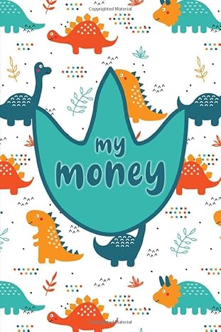 my money dinosaur themed 5 column ledger for kids allowance saving log book money learning for kids 1st